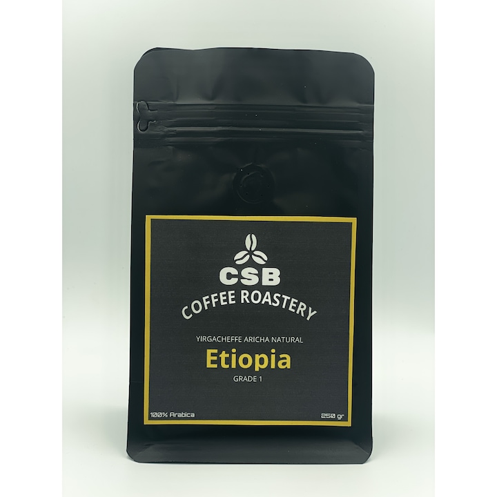 Cafea boabe de specialitate proaspat prajita, CSB Coffee Roastery, Etiopia, 250 g
