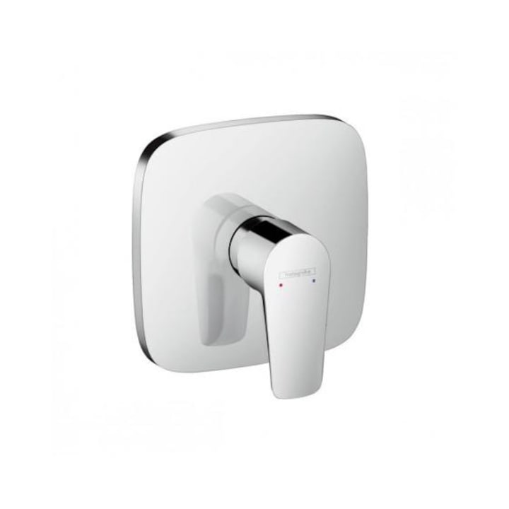 Baterie dus patrata Talis E incastrata, 71765000 Hansgrohe
