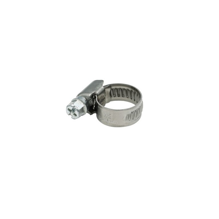 Fém rögzítő gallér készlet W2, rozsdamentes acél, 9 mm, 6-16 mm, 20 db