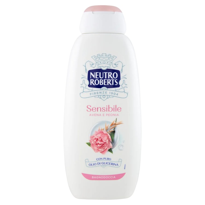 Gel de dus cu Ovaz si Bujor Neutro Roberts, 450 ml