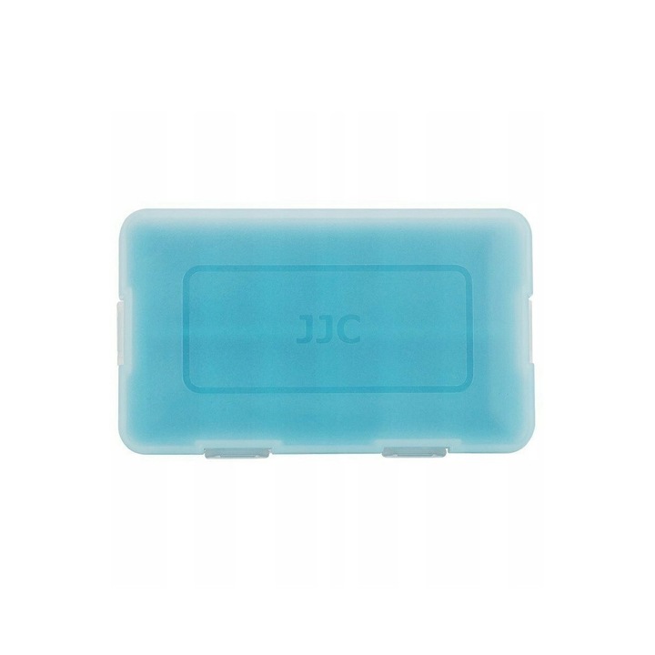 Cutie de transport JJC, pentru baterii Cr2, albastru