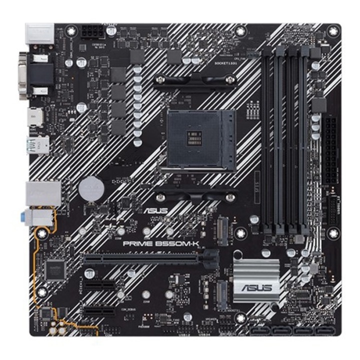 Дънна платка за компютър, ASUS PRIME B550M-K, SS300162