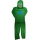 Set costum Eroi in Pijamale si accesorii, Sopi Greg, verde, 7-9 ani, 120-130 cm