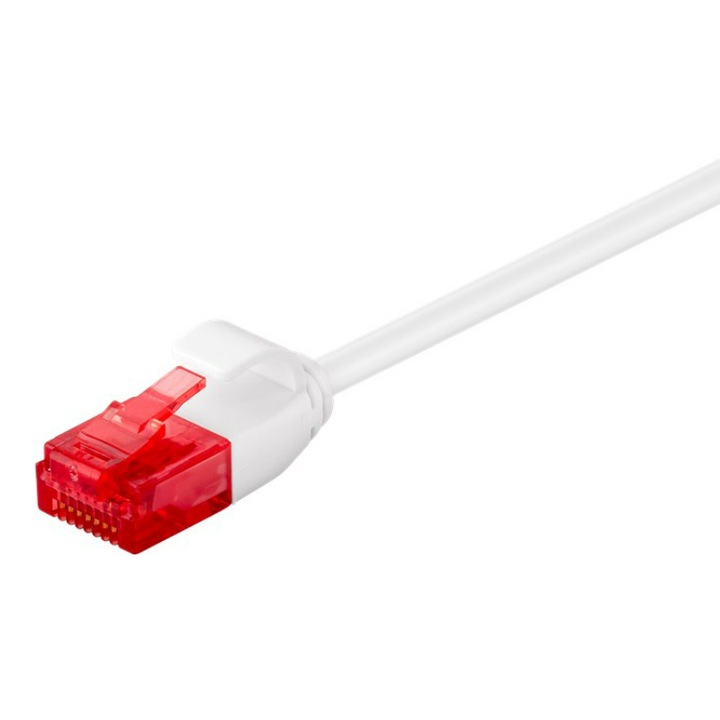 Goobay U/UTP hálózati kábel, Cat 6, 2 m, fehér