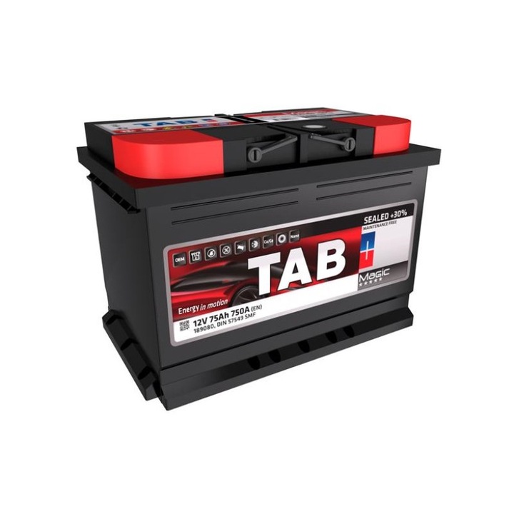 Baterie auto TAB Magic 12V 75Ah 750A
