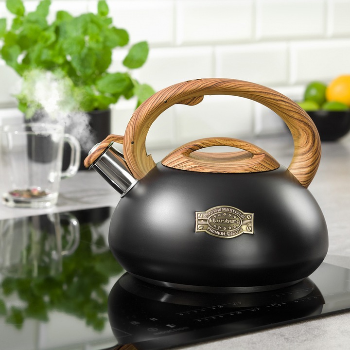 Czajnik tradycyjny 3l, czarny Klausberg - KB-7565