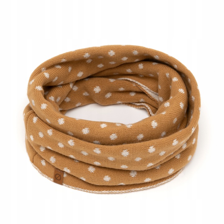 Fular dama, Brodrene, Acril, 75 x 44cm, Maro deschis