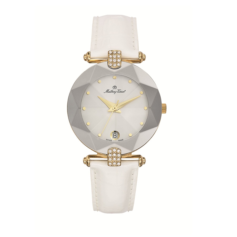 Ceas Mathey Tissot Coupole Lux, Alb, 35 mm