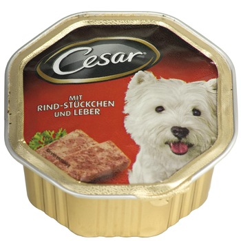 Hrana umeda pentru caini, Cesar, Vita, 150g Hrana umeda pentru caini, Cesar, Vita, 150g