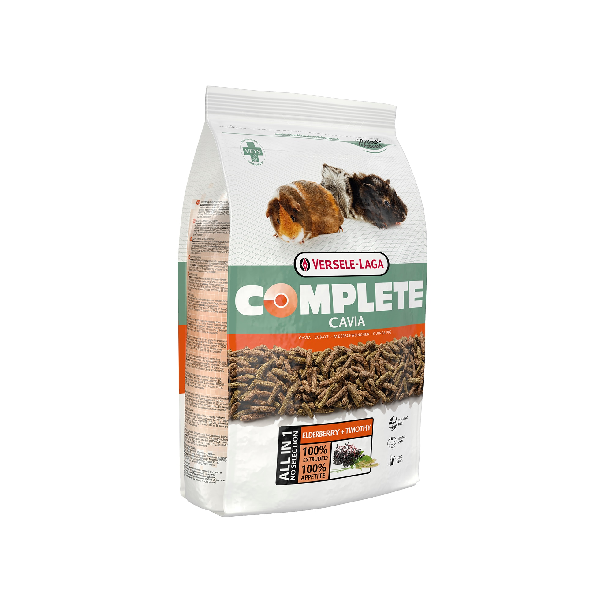 Hrana bogata in fibre pentru porcusori guinea Versele Laga Complete Cavia, 1,75 kg