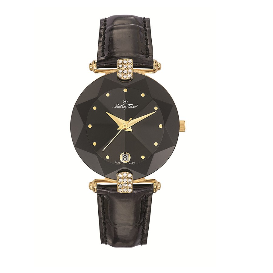 Ceas Mathey Tissot Coupole Lux, negru, 35 mm