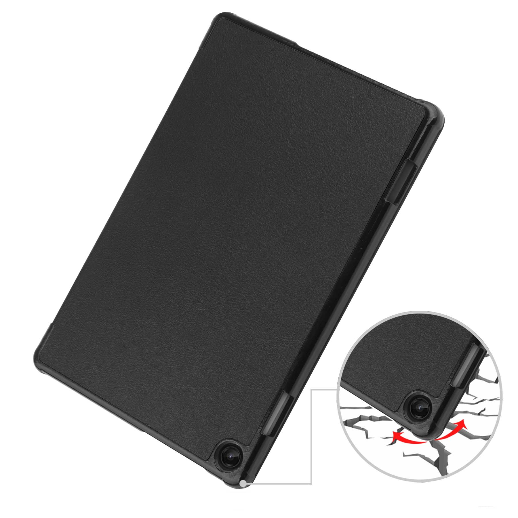 Husa smart cover tableta, pentru Lenovo Tab M10 gen 3 10.1 inch TB-328 neagra