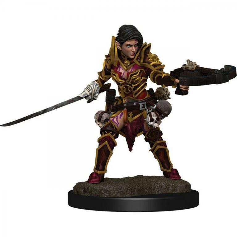 Pathfinder Battles Miniatura Pre-dipinta: Ranger Mezzelfo Maschio, Con Base Rotonda