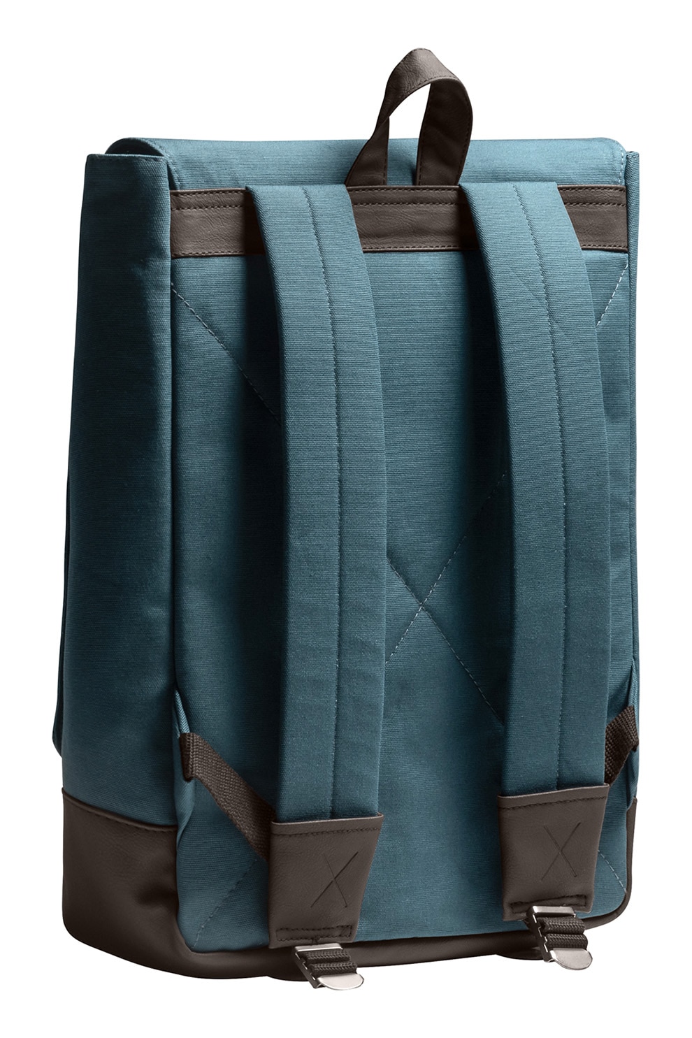 KAFT, Rucsac unisex cu finisaj rezistent la apa Nordhug, Albastru petrol, Negru