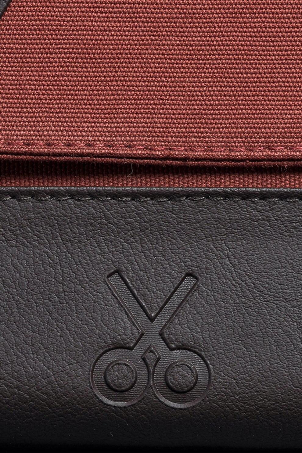 KAFT, Rucsac unisex cu buzunare multiple, Caramiziu, Negru