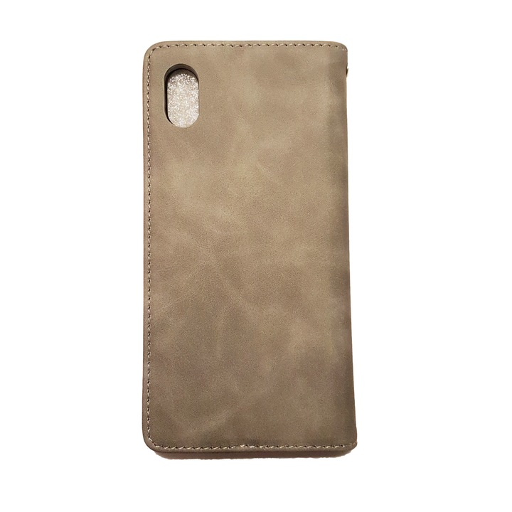 Husa tip carte pentru Xiaomi Mi9 SE, Visko Case Grey