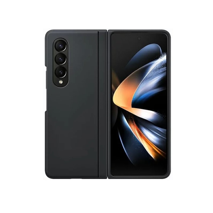 Védőtok Samsung Galaxy Z Fold 4 telefonhoz polikarbonátból, fekete, COM-BBL6646