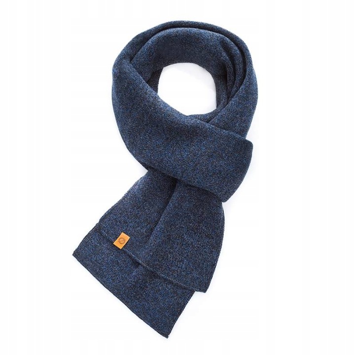 Fular barbati Brodrene, Acril, 150x40 cm, Bleumarin