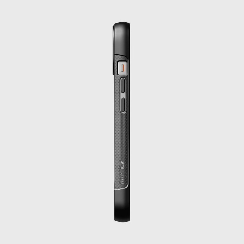Raptic Clutch Case iPhone 14 cu capacul spate MagSafe negru