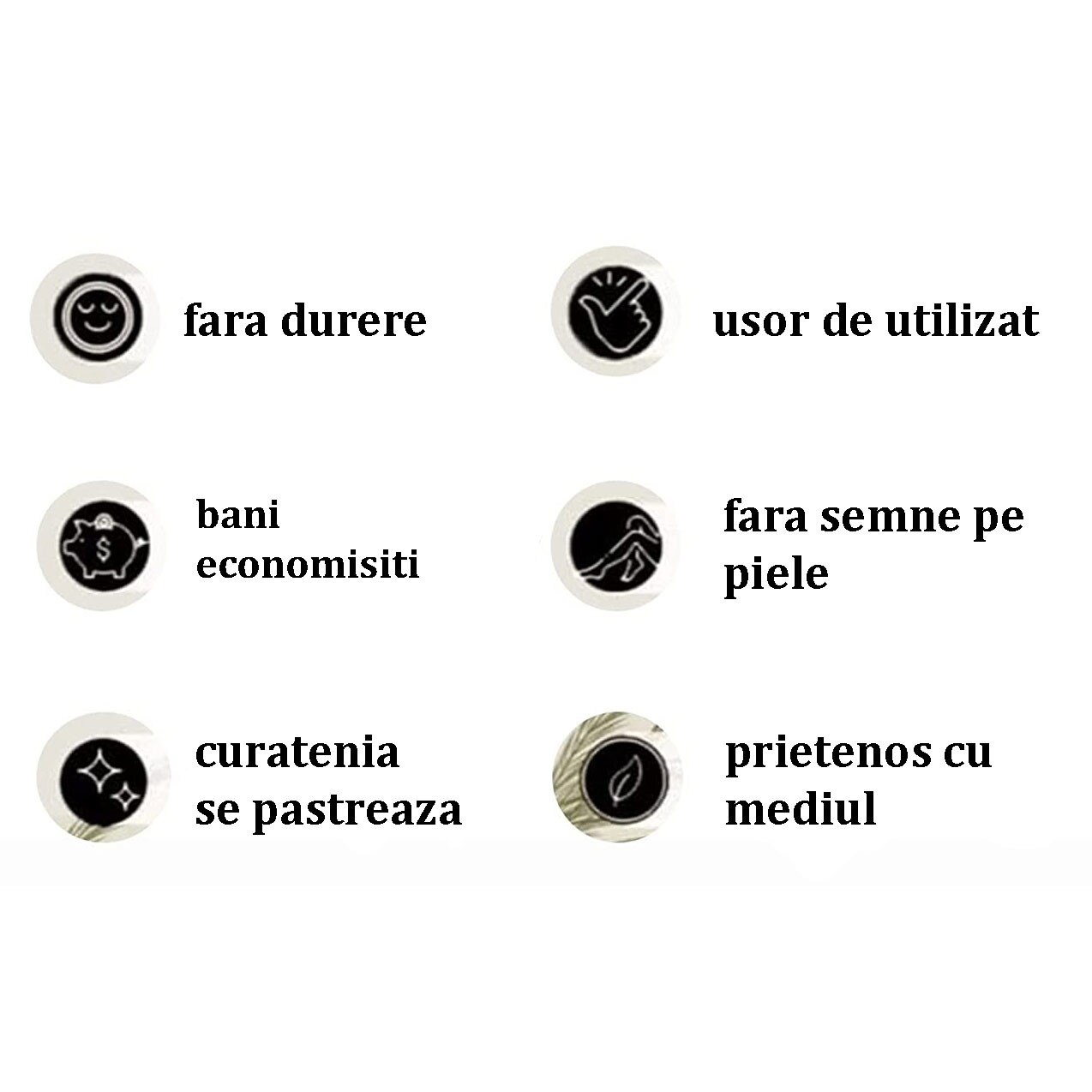 Epilator Painless Removal, Dispozitiv de Epilare prin Frecare