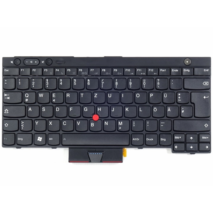 Tastatura laptop compatibila cu Lenovo ThinkPad L430 L530 T430 T530 W530 X230, Layout DE, Negru