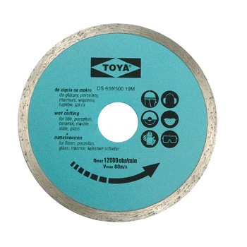 Disc diamantat continuu Toya 180mm x 1.8 x 22.2 Disc diamantat continuu Toya 180mm x 1.8 x 22.2