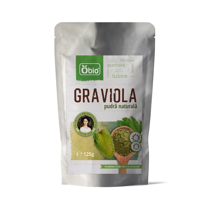 Graviola pulbere raw 125g OBIO