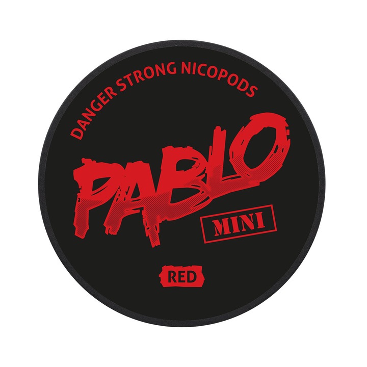 Pouch cu nicotina - Snus PABLO Mini Red 30 mg