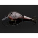 Vobler articulat Wobbler Vidra Atomic Chub Jointed 5cm, 7gr, Sinking, BK (Black) pentru clean, pastrav, biban, stiuca si salau