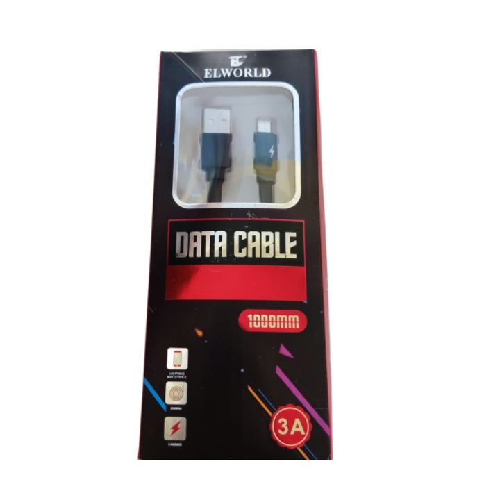 Cablu De date Si Incarcare Pentru Telefon, mufa tip microUSB, Fast Chartging\Data, 3.4A culoare negru