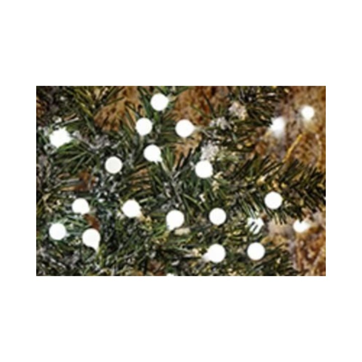 Instalatie 100 Lumini Led Craciun, alb rece, 9.9 metri, MagicHome