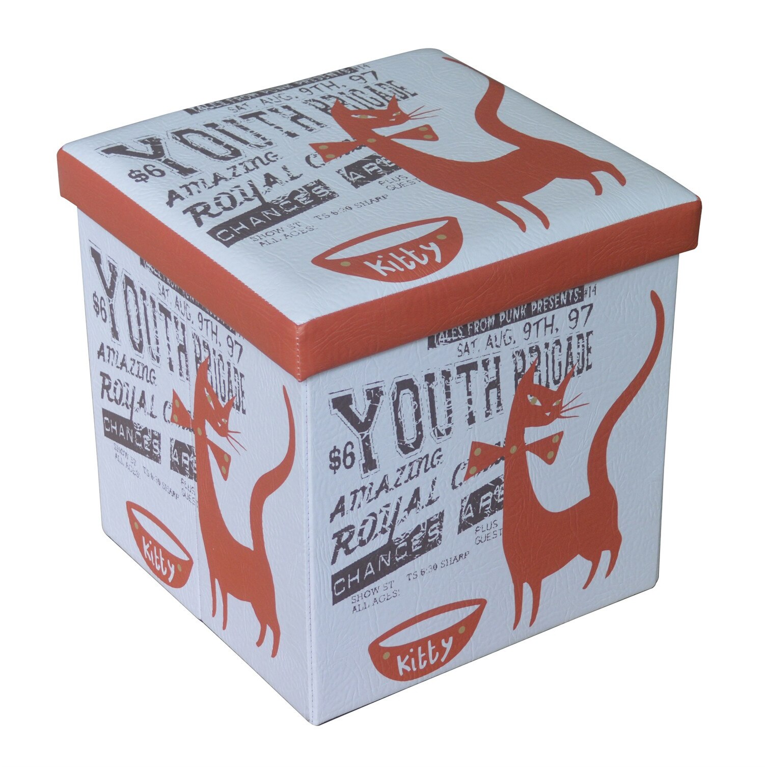 Taburet Design 38x38, Kitty