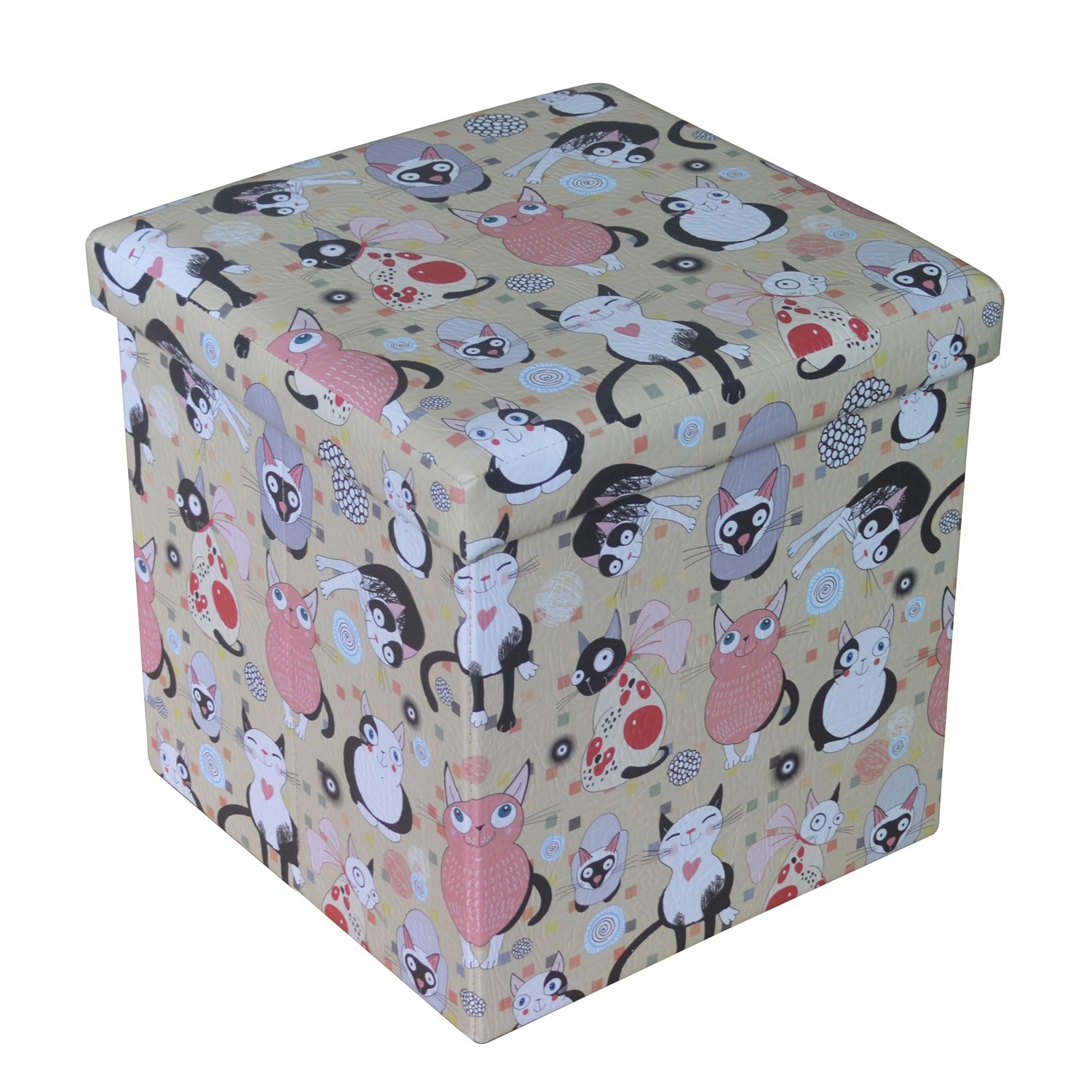 Taburet Design 38x38, Cats