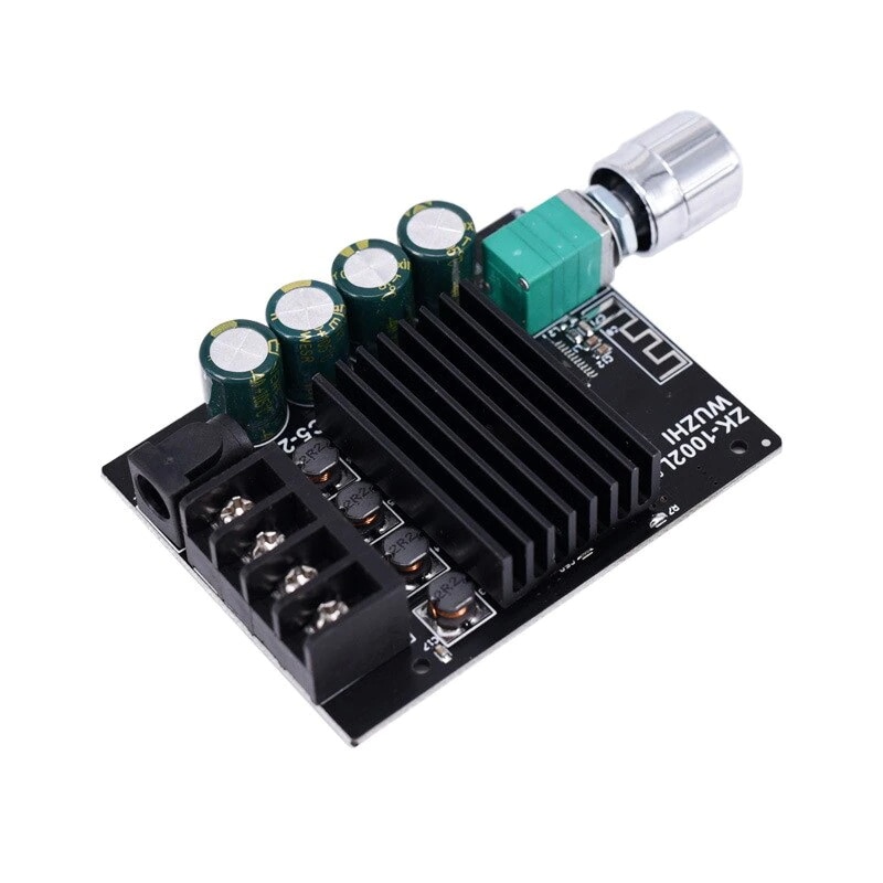 Modul amplificare audio stereo, Bluetooth 5.0, 100W x 2, DC 12 - 24V ...