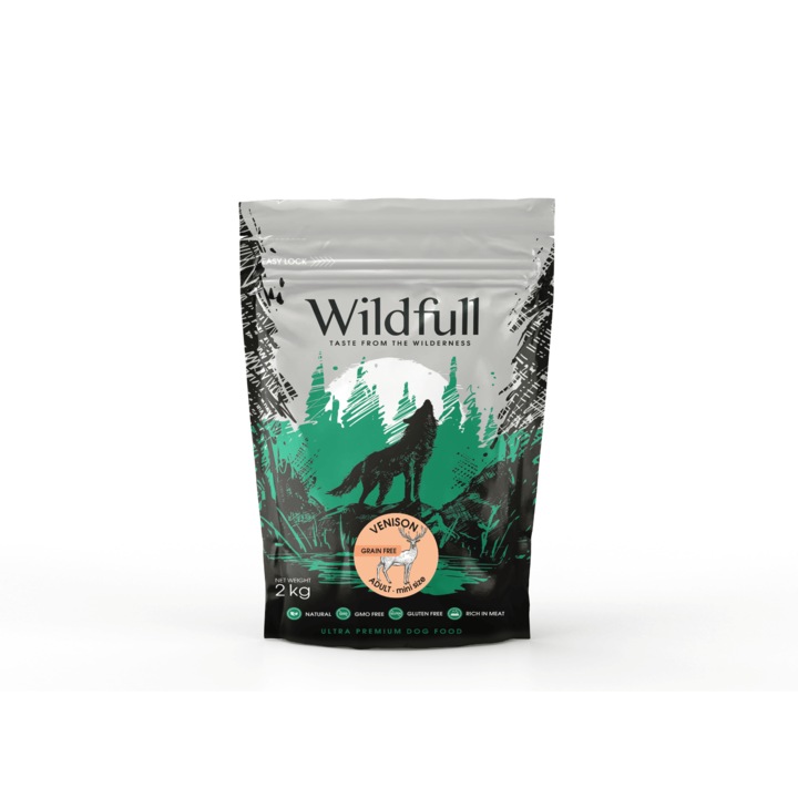 Hrana uscata ultra-premium, Wildfull Adult Mediu-Maxi, Vanat, 2kg