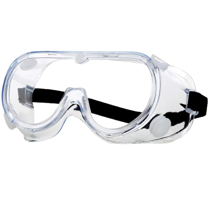 Защитни очила Blue Eagle KR0876, с 4 вентилационни клапана, устойчивост на удар и изгаряне, защита от пръски на пулверизатора, стандарт GB24866-2006, прозрачни