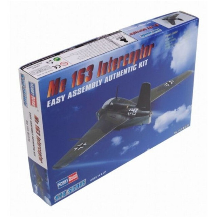 Kit de construit avion Messerschmitt 163 Komet 1:72 - asamblare usoara
