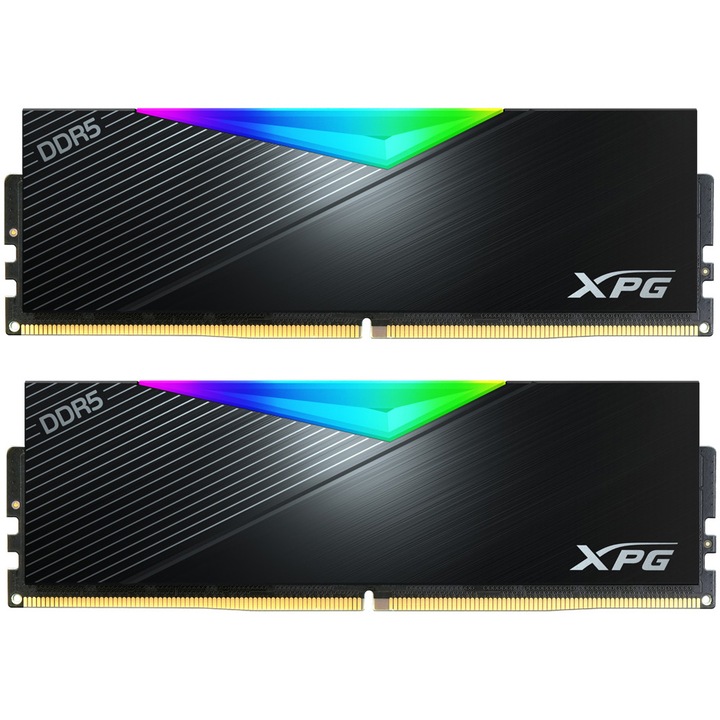 Памет ADATA XPG LANCER RGB, 32GB DDR5, 6400MHz CL32, Dual Channel Kit