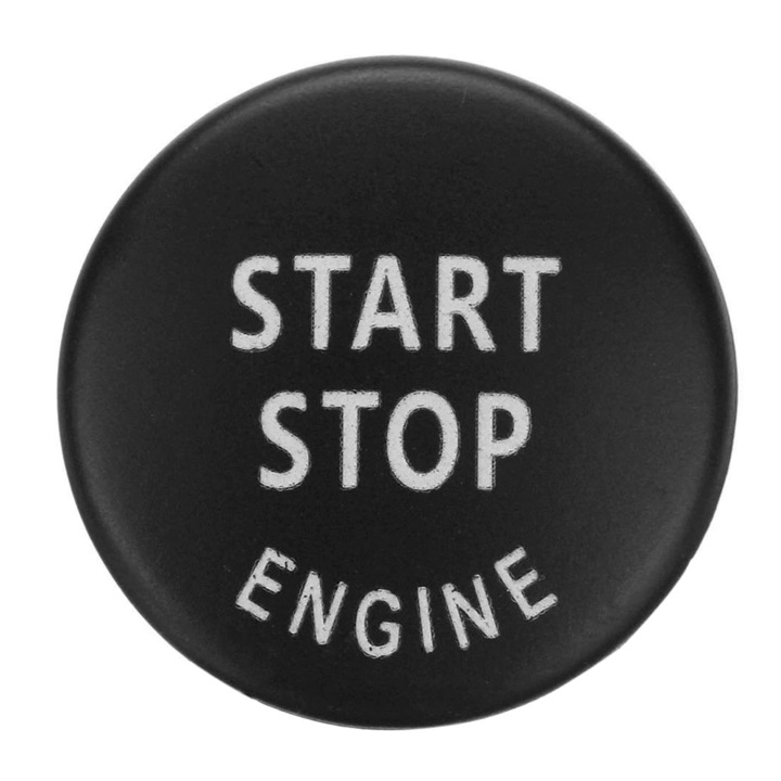 Buton Capac Start Stop BMW E90 E60 E70 E71 E82 E84 E92 E93 E61, Negru