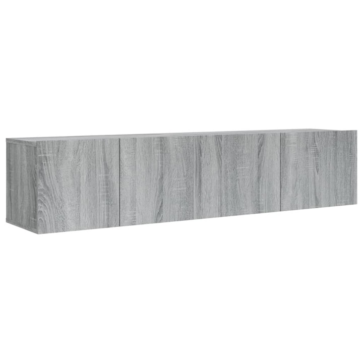 Set dulapuri TV vidaXL, 2 piese, gri sonoma, lemn prelucrat, 60 x 30 x 30 cm