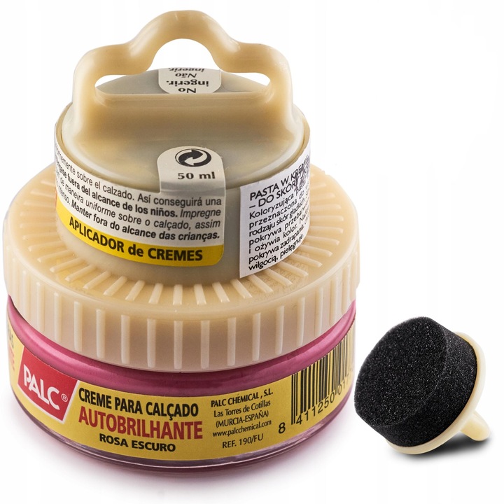 Crema pentru incaltaminte piele, Palc, 50 ml, Roz