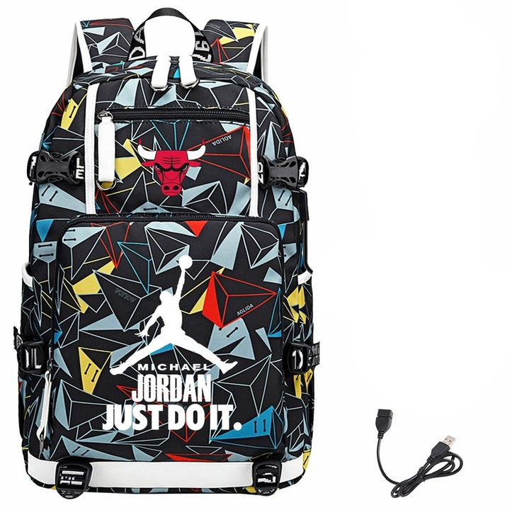 Чанта, Текстил, 30x47x15 см, Многоцветна