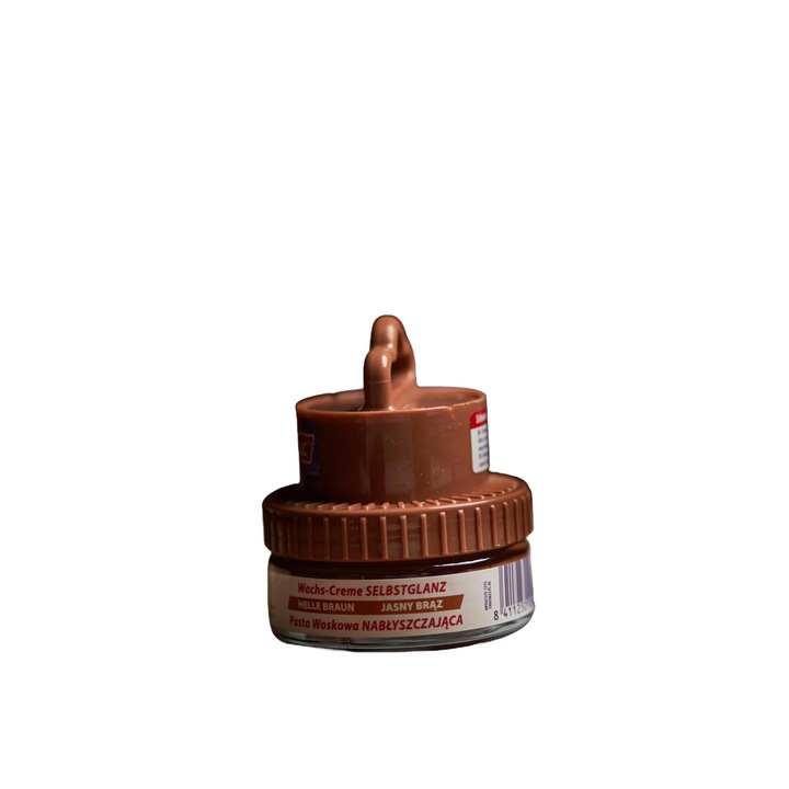 Crema pentru incaltaminte piele, Palc, 50 ml, Maro deschis