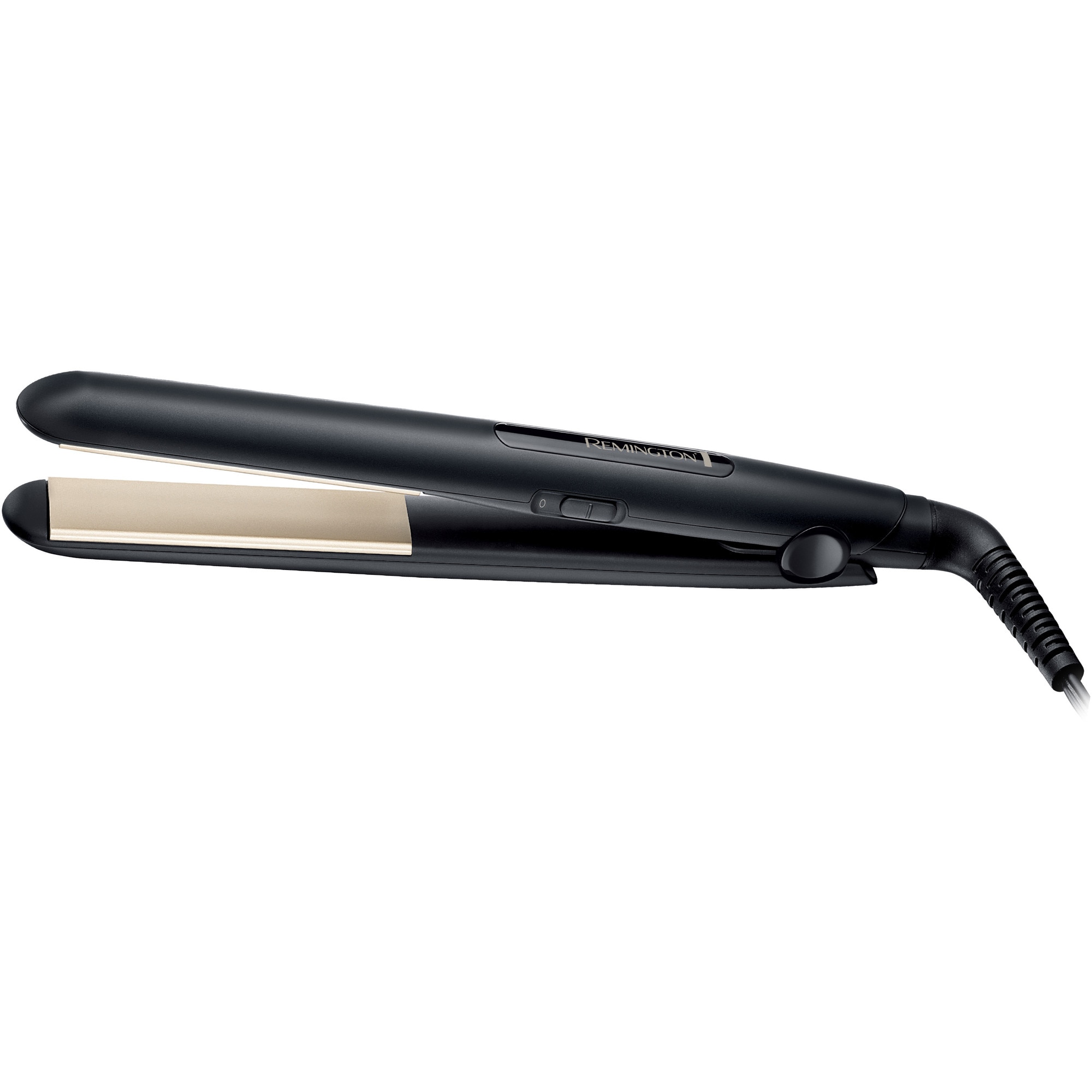 Placa de indreptat parul Remington Ceramic Slim S1510, Invelis ceramic, Temperatura 220 ºC, Negru