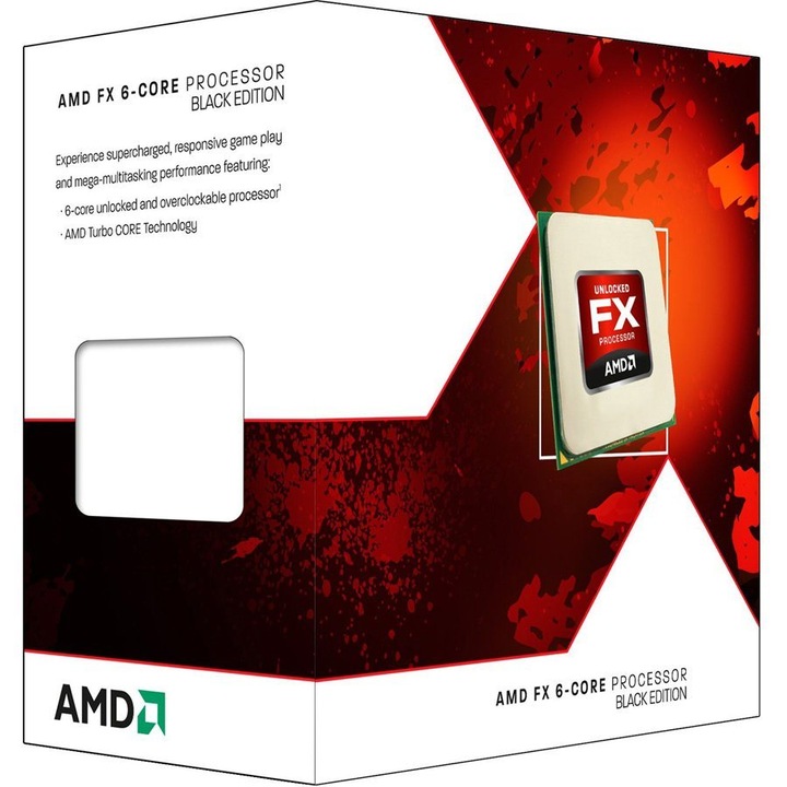 Procesor AMD FX X6 6100, 3.3 GHz, 14MB, socket AM3+, Box