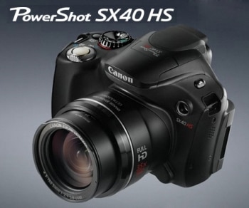 Aparat foto Canon PowerShot SX40 HS 12.1MP, Negru - eMAG.ro
