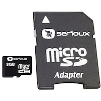 Card de memorie Serioux MicroSDHC, 8GB, Class 10 + Adaptor