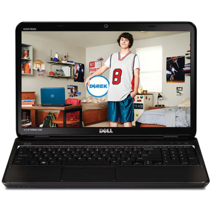 Laptop Dell Inspiron N5110 cu procesor Intel® Core™ i5-2430M 2.40GHz, 4GB, 320GB, nVidia GeForce GT 525M 1GB, Free DOS, Diamond Black