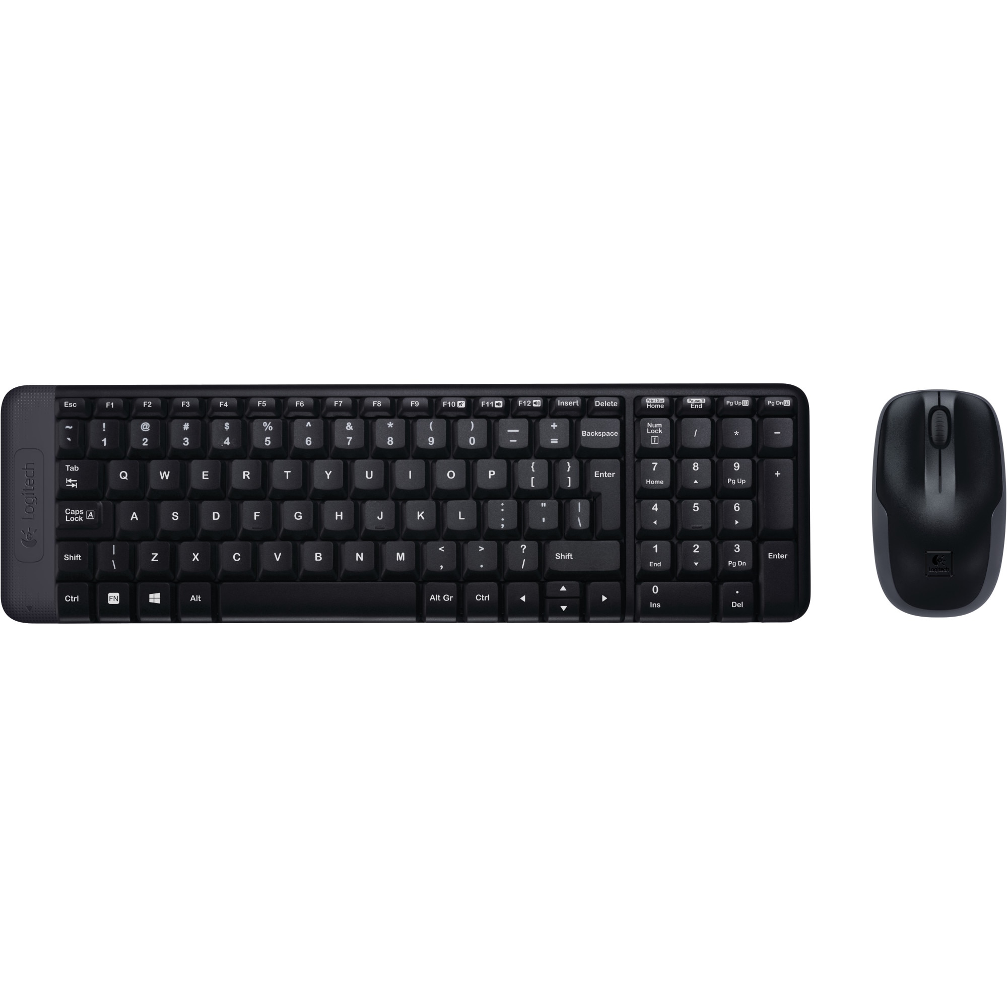 Kit wireless tastatura + mouse Logitech MK220, Negru