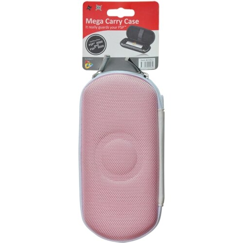 Geanta Mega Carry Playfect, roz pentru PlayStation Portable